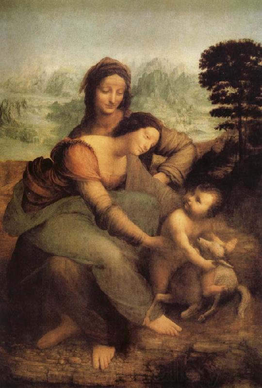 LEONARDO da Vinci The Virgin and St Anne Spain oil painting art
